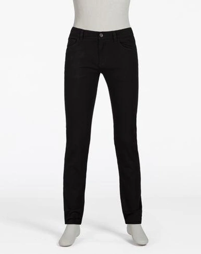 Shop Dolce & Gabbana Slim Fit Stretch Denim Jeans In Black