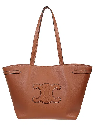 Celine Mini Cabas Anais Cuir Triomphe In Grained Calfskin In Multicolor