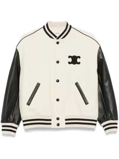 Celine Long-sleeved Casual Jacket In Multicolor