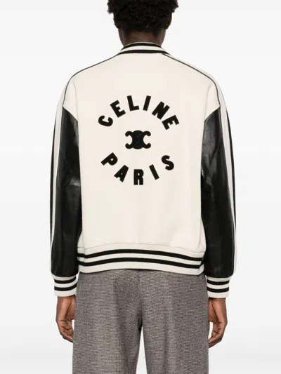 Celine Long-sleeved Casual Jacket In Multicolor