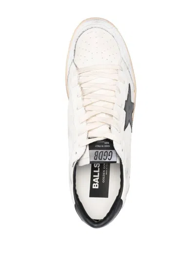 Shop Golden Goose Men Ball-star Leather Sneakers In Multicolor