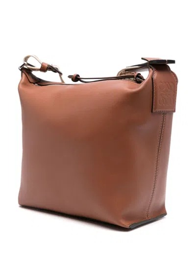 Loewe Men Cubi Small Leather Crossbody Bag In Multicolor
