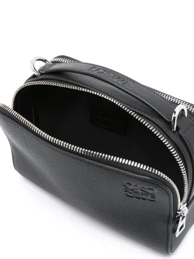 Loewe Men Mini Leather Camera Bag In Multicolor