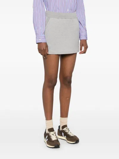 Miu Miu Jersey Mini Skirt In Multicolor