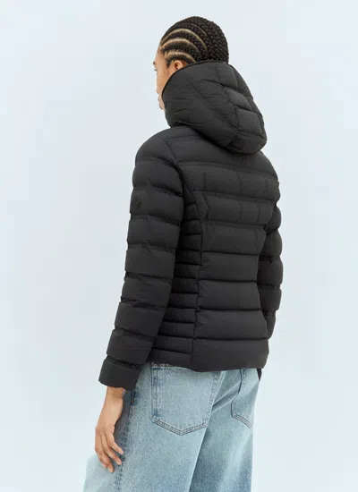 Moncler Women Alete Hooded Short Down Jacket In Black