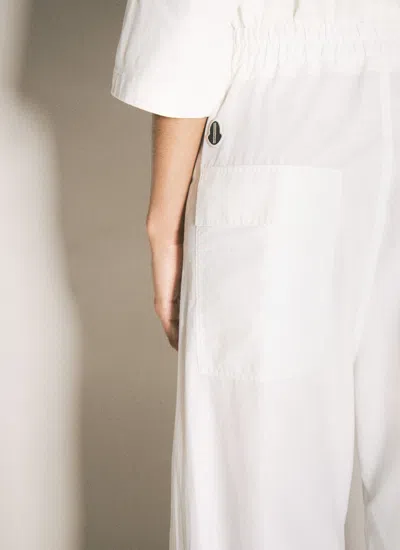 Moncler X Rick Owens Women Belas Drawstring Pants In White