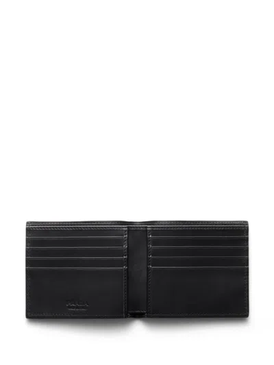 Prada Men Leather Wallet In Multicolor