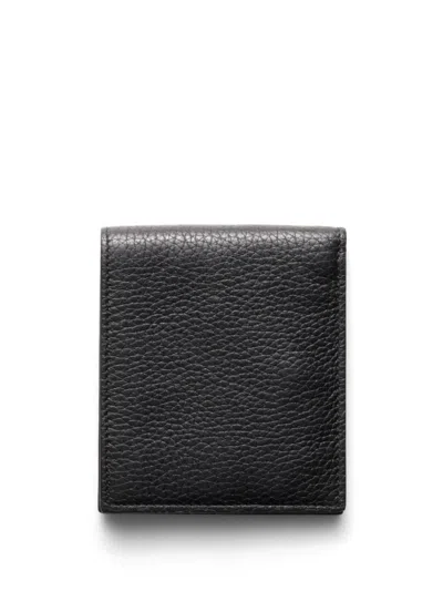 Prada Men Leather Wallet In Multicolor