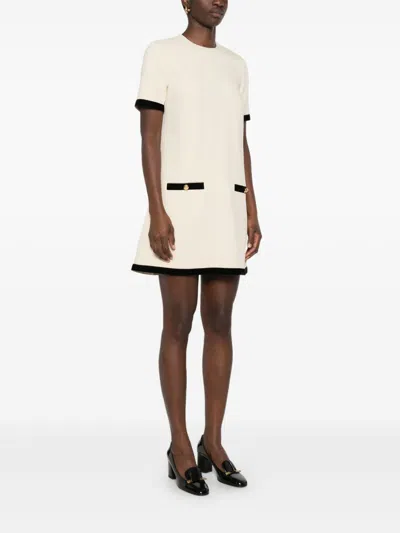 Prada Women C/fiocco Dietro Abito Corto M/c In Multicolor