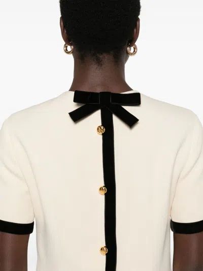Prada Women C/fiocco Dietro Abito Corto M/c In Multicolor