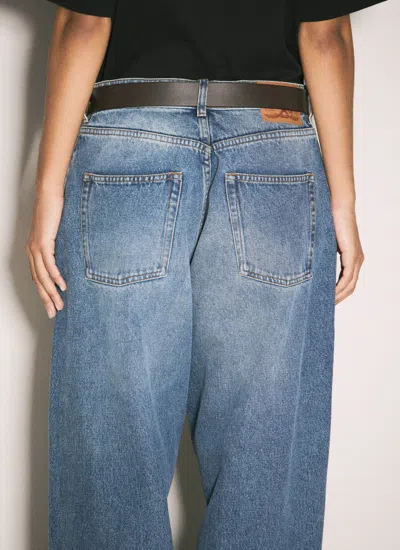 Y/project Women Y Leather Belt In Brown