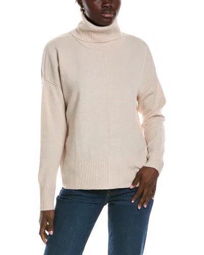 Brook + Lynn Turtleneck Sweater In Brown