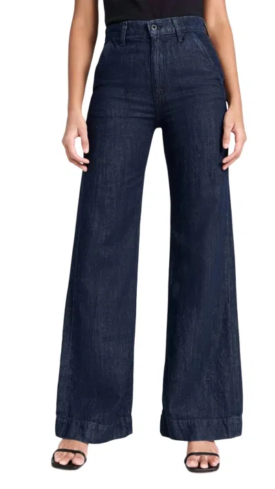 Askk Ny Denim Trouser Indigo Linen Indigo Linen In Multi