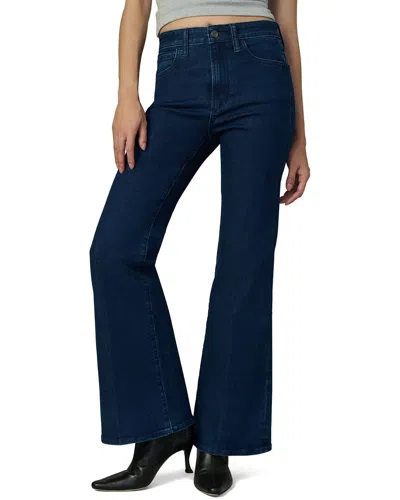 Shop Joe's Jeans Petite Kiss The Rain High-rise Flare Jean In Pink