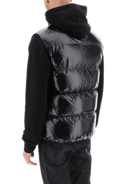 Dsquared2 Quilted Down Vest In Black