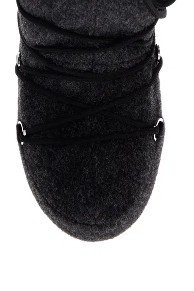 Moon Boot Icon Felt Snow Boots An In Grey