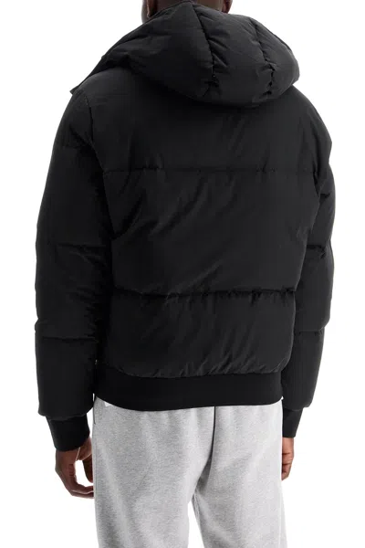 Moschino Luxury High-neck Puffer Jacket With Removable Hood In Black