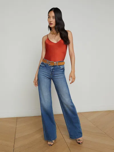 L'agence Clayton Wide-leg Jean In Hampton