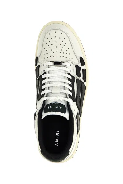 Amiri Skeleton Leather Low-top Sneakers With Distinctive Graphics In Multicolor