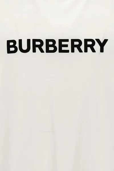 Burberry Oversized T-shirt That Sports The House Logo On The Front In White