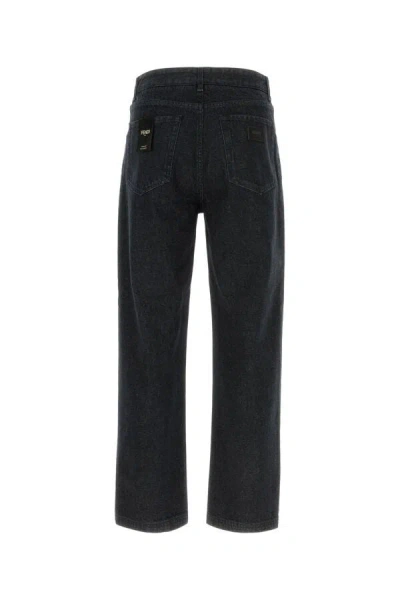 Fendi Denim Jeans In Multicolor