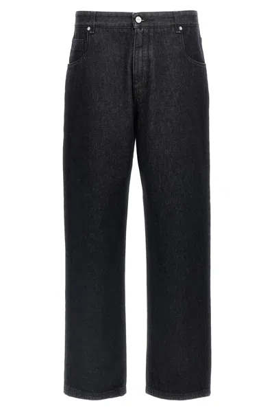 Fendi Denim Jeans In Black