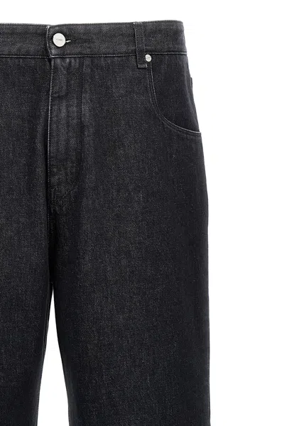 Fendi Denim Jeans In Black