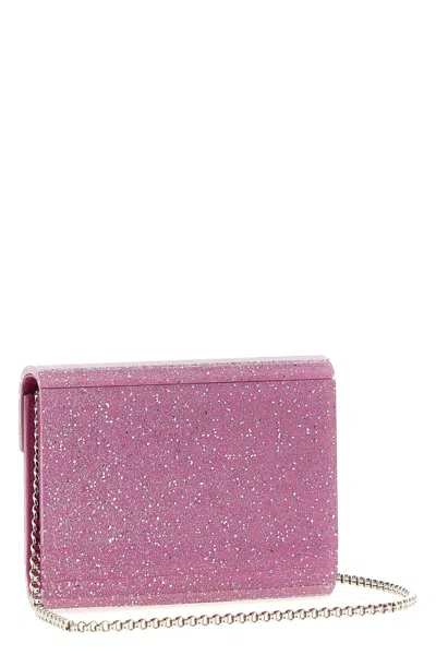 Jimmy Choo Pink Candy Clutch In Pink