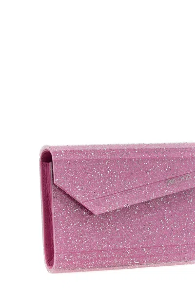 Jimmy Choo Pink Candy Clutch In Pink