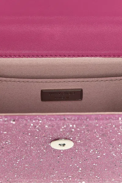 Jimmy Choo Pink Candy Clutch In Pink