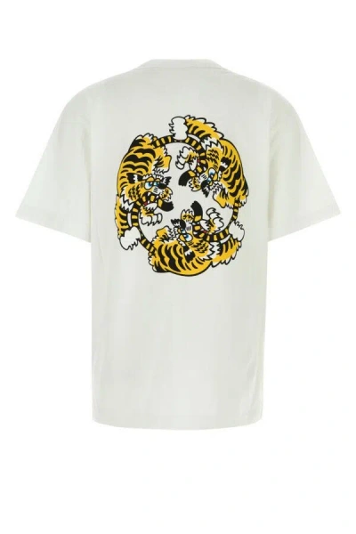 Kenzo Oversize Crew Neck Graphic Print T-shirt In Red