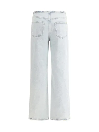 7 For All Mankind Easy Flare Jeans In Blue
