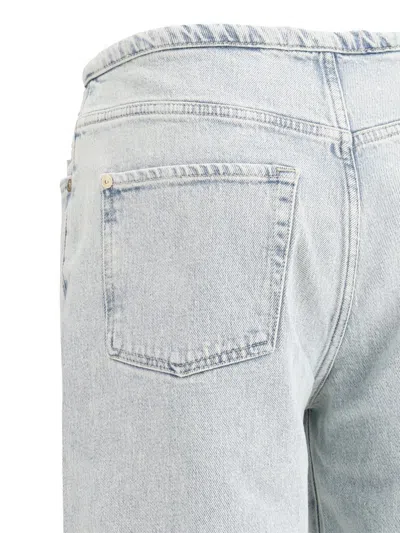 7 For All Mankind Easy Flare Jeans In Blue