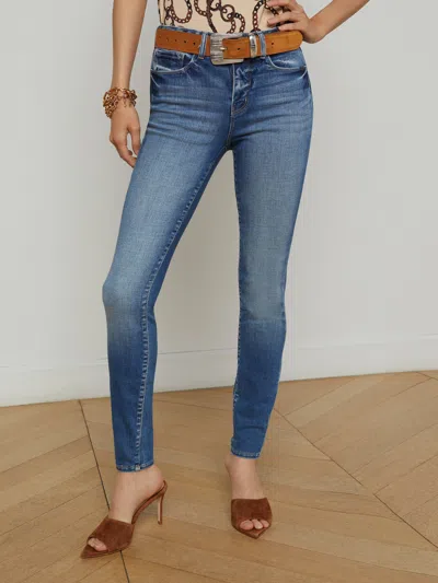 L Agence Marguerite Skinny Jean In Hampton In Hampton