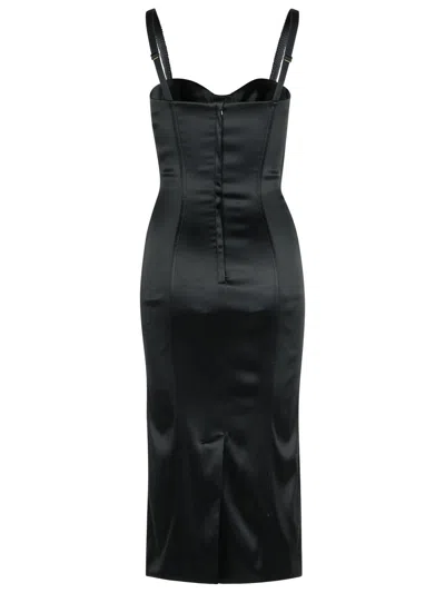Dolce & Gabbana Dress In Black Acetate Blend In Black