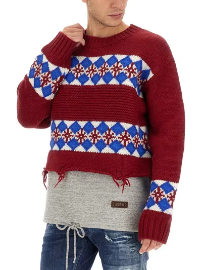 Dsquared2 Sweatshirt  Men In Multicolor