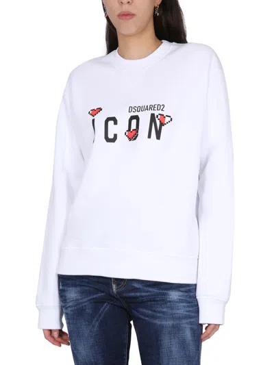 Dsquared2 T-shirt-xs Nd Dsquared Female In White