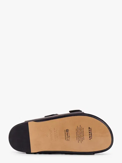 Isabel Marant Leather Sandals With All-over Stud Detail In Black
