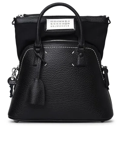 Maison Margiela 5ac Classique Micro Leather Handbag In Black