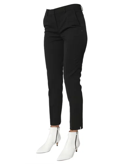 Max Mara Stella Cropped Tailored Trousers In Black