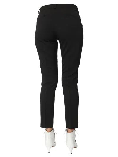 Max Mara Stella Cropped Tailored Trousers In Black