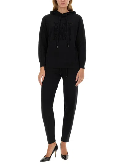 Max Mara Women "pamir" Sweatshirt In Black