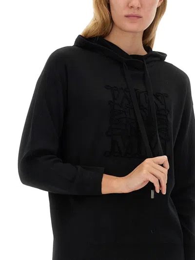 Max Mara Women "pamir" Sweatshirt In Black