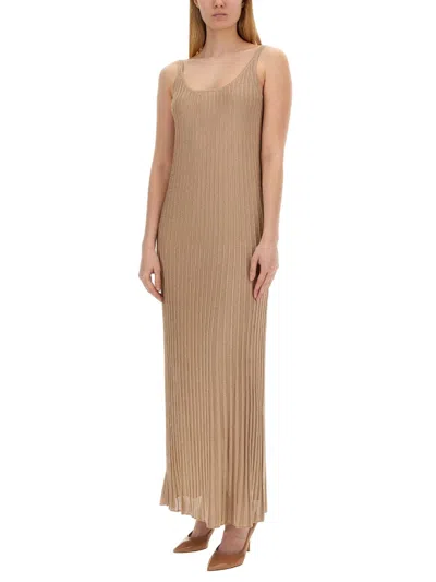 Max Mara Women "rhythm Piano" Dress In Cream