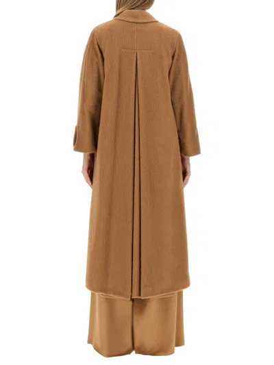 Max Mara Women Coat "charon" In Cream