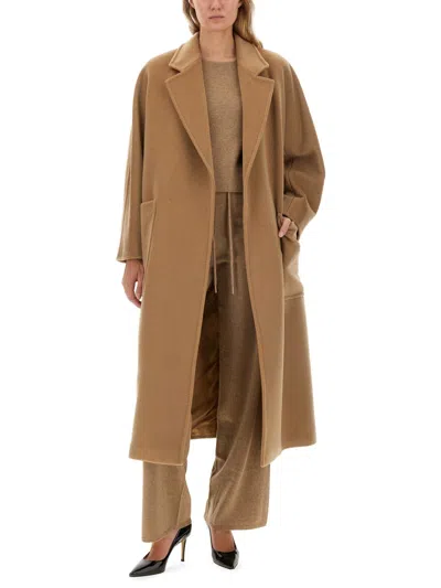 Max Mara Women Coat "locri" In Cream