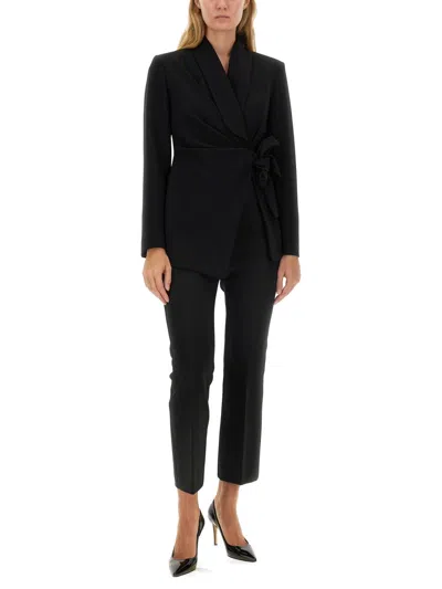 Max Mara Women Comma Piano Jacket In Black