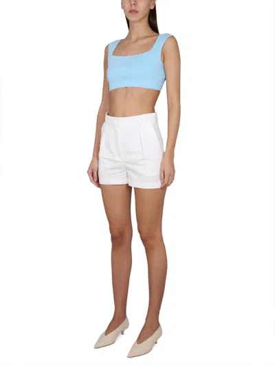 Max Mara Cropped Fit Top In Multicolor
