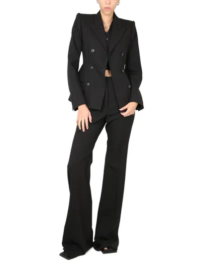 Max Mara Sabina Tailored Wool Blazer In Black