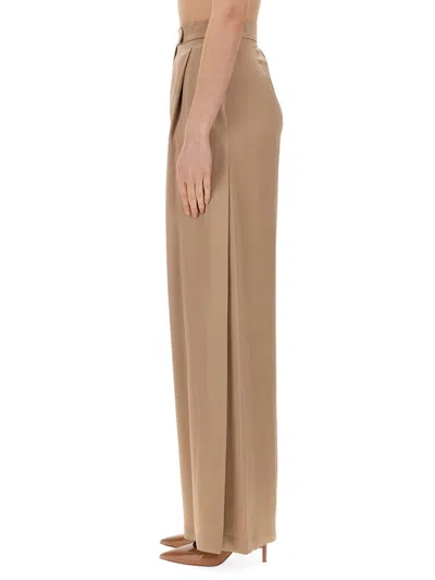 Max Mara Verbano Slim-fit Tailored Pants In Cream